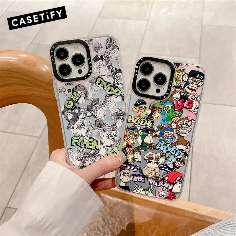 Monkey Transparent Laser Acrylic Frame Phone Case Cover for IPhone 11 12 13 14 Pro Max Case for IPhone 14 Pro Max
Monkey Transparent Laser Acrylic Frame Phone Case Cover for IPhone 11 12 13 14 Pro Max Case for IPhone 14 Pro Max