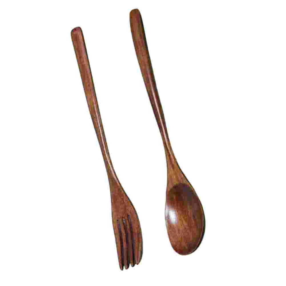 2pcs Wooden Fork and Spoon Set Portable Japanese Style Tableware Dinnerware for Home Restaurant(Fork Spoon Set)
2pcs Wooden Fork and Spoon Set Portable Japanese Style Tableware Dinnerware for Home Restaurant(Fork Spoon Set)