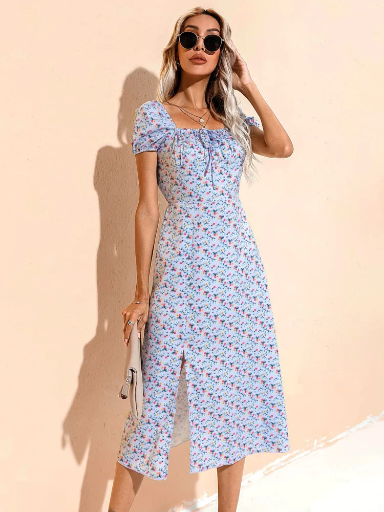 Женское платье с квадратным вырезом SRUBY, модное платье с лямкой на шее, юбка миди с высокой талией и разрезом, весна-лето 2022
Женское платье с квадратным вырезом SRUBY, модное платье с лямкой на шее, юбка миди с высокой талией и разрезом, весна-лето 2022