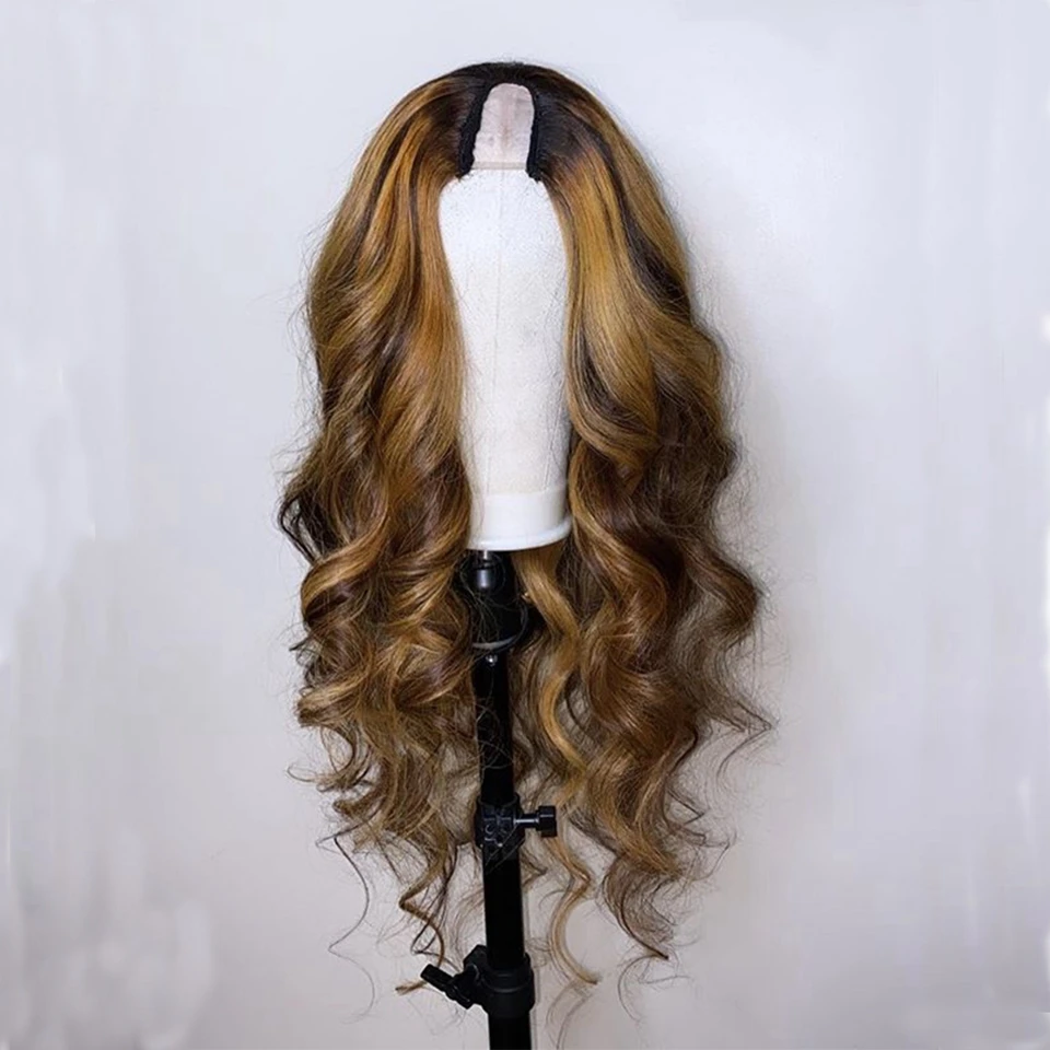 Soft 24 "Long Ombre Highlight Blonde Body Wave U Part European Remy Human Hair Wig Glueless Jewish Wig For African Black Women
Soft 24 "Long Ombre Highlight Blonde Body Wave U Part European Remy Human Hair Wig Glueless Jewish Wig For African Black Women
