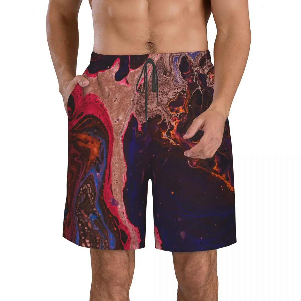 Abstract Liquid Marble Texture 3D Printing Summer Men's Shorts Beach Hawaiian Leisure Style Drawstring Home Shorts
Abstract Liquid Marble Texture 3D Printing Summer Men's Shorts Beach Hawaiian Leisure Style Drawstring Home Shorts