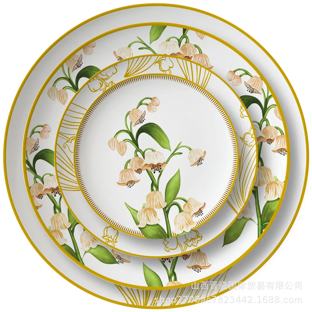 Nordic Green Plant Disc Ceramic breakfast plate Western meal plate dessert cake tray household plate bowl
Nordic Green Plant Disc Ceramic breakfast plate Western meal plate dessert cake tray household plate bowl
