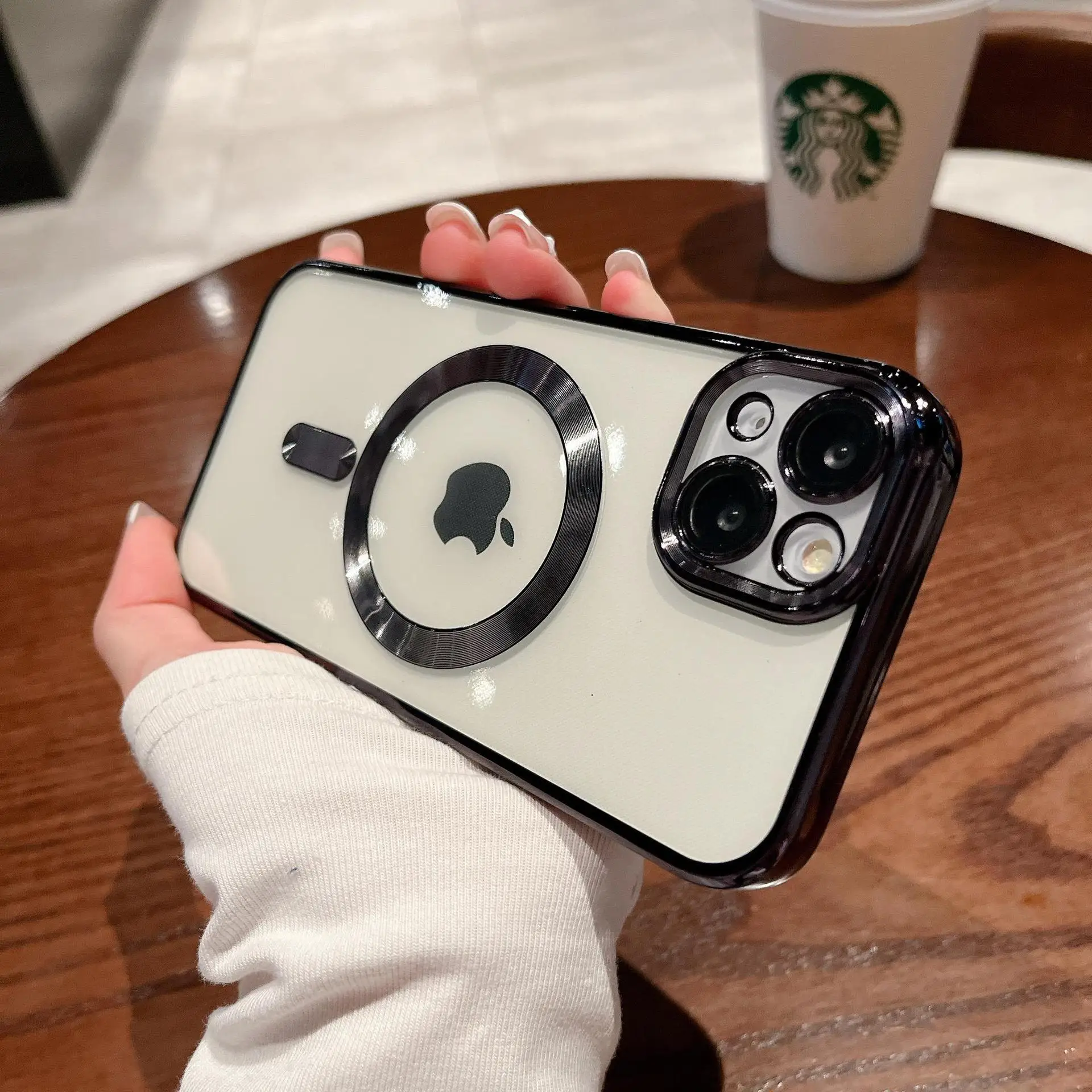 Luxury Transparent Magnetic Wireless Charging For Magsafe Case For iPhone 14 13 12 11 Pro X XS Max Plus XR Soft Plating Cover
Luxury Transparent Magnetic Wireless Charging For Magsafe Case For iPhone 14 13 12 11 Pro X XS Max Plus XR Soft Plating Cover