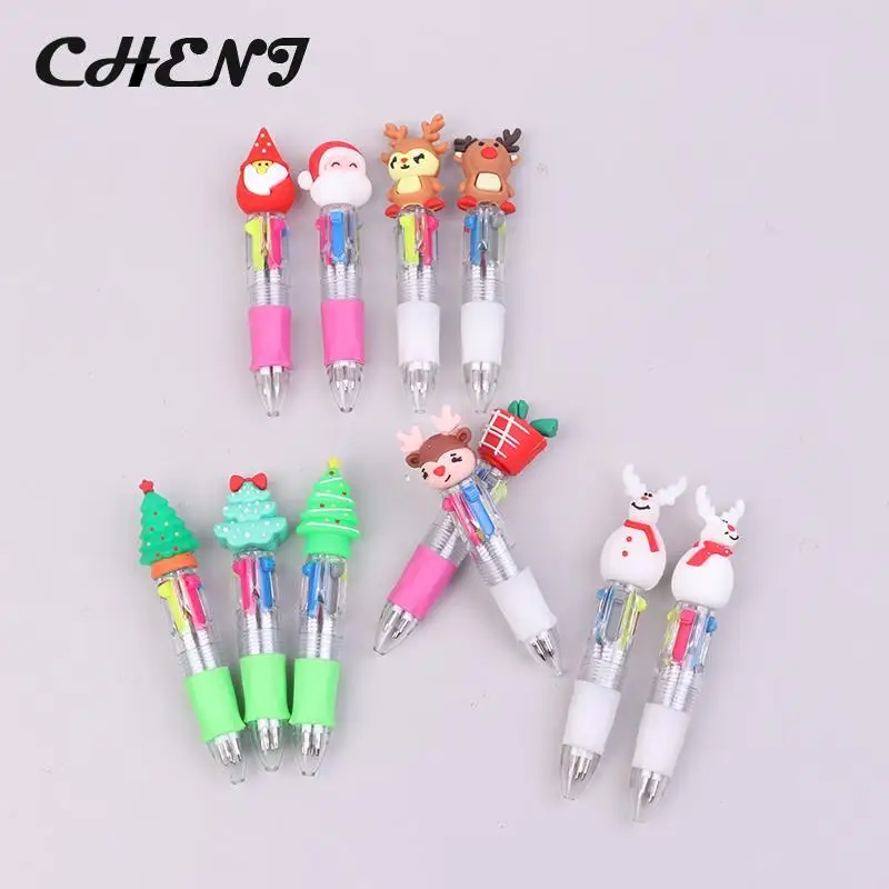 Ballpoint Pen Christmas Mini 4 Color Ballpoint Pen Cute Cartoon Elk Santa Claus Press Pen Stationery Gift School Supplies
Ballpoint Pen Christmas Mini 4 Color Ballpoint Pen Cute Cartoon Elk Santa Claus Press Pen Stationery Gift School Supplies