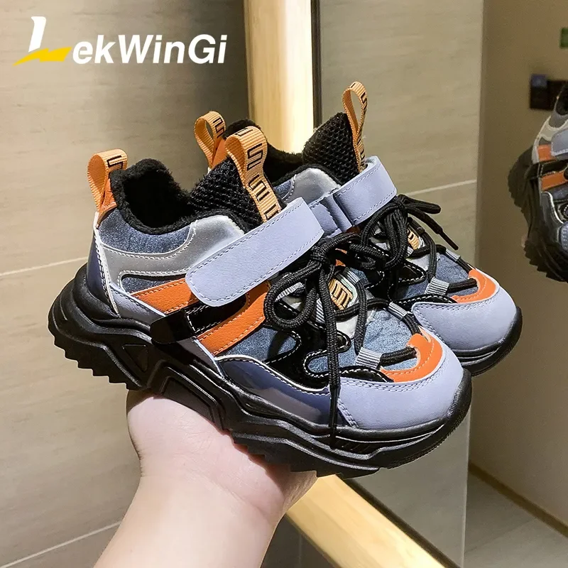 

Size 26-36 Winter Children's Shoes Good-looking Children Casual Shoes Hoop & Loop Girl Child Shoe Anti-Slippery sapatos casuais