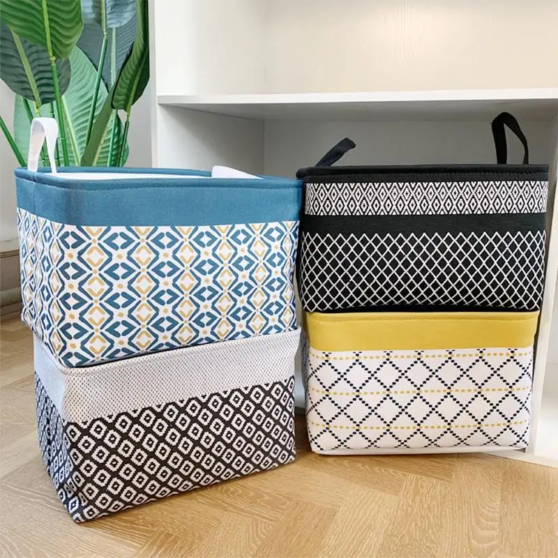 40X30X25cm Foldable Storage Boxes Drawstring Storage Baskets Fashionable Fabric Bin for Organizing Closets Clothes Toys
40X30X25cm Foldable Storage Boxes Drawstring Storage Baskets Fashionable Fabric Bin for Organizing Closets Clothes Toys