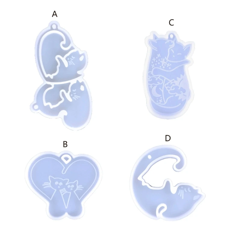 Cats Silicone Resin Mold Epoxy Resin Molds Cats Casting Mold for Earrings Pendant Jewelry DIY Crafts Resin Keychain Mold
Cats Silicone Resin Mold Epoxy Resin Molds Cats Casting Mold for Earrings Pendant Jewelry DIY Crafts Resin Keychain Mold