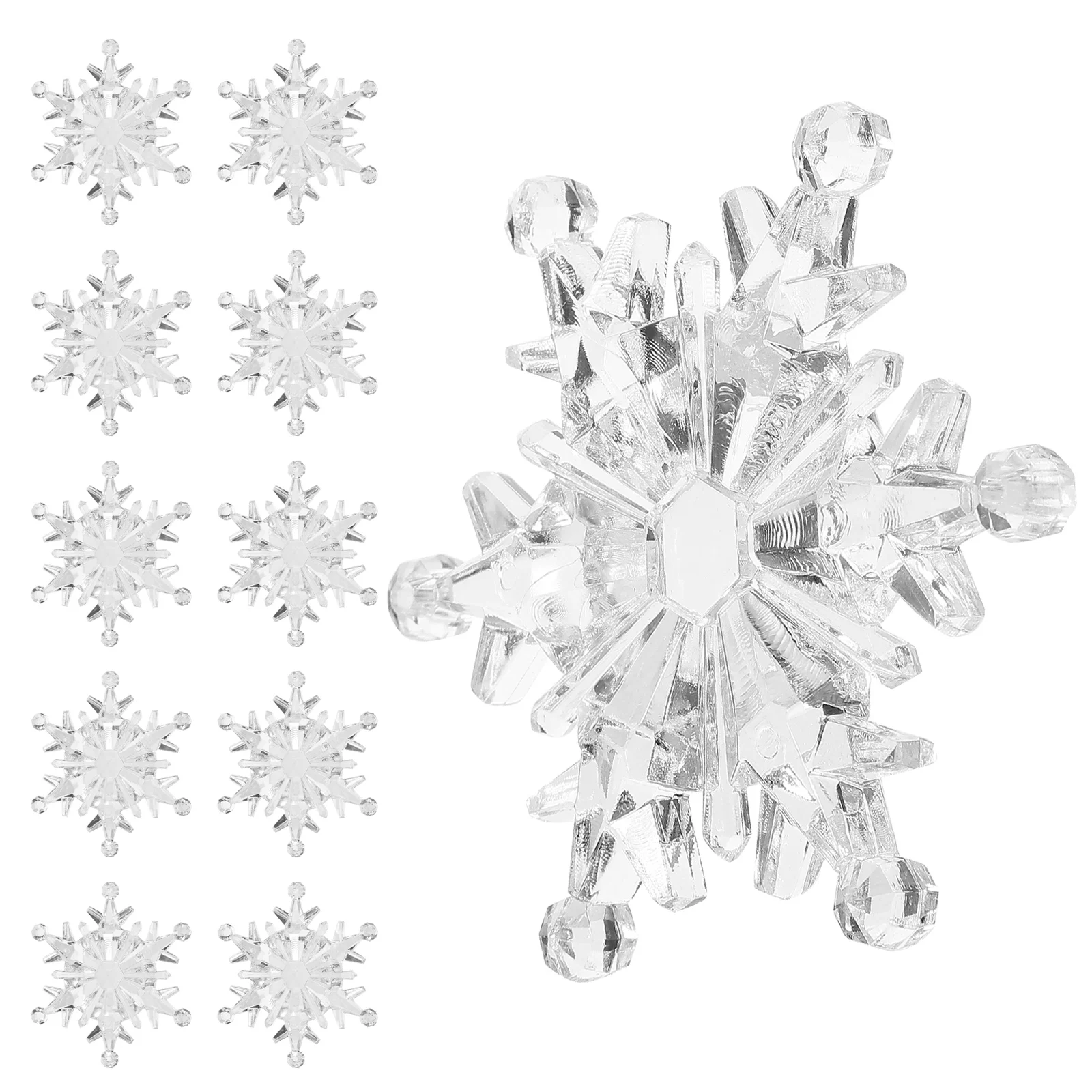 50 Pcs Xmas Tree Ornament Christmas Hanging Snowflake Lockets Decoration Party Ornaments
50 Pcs Xmas Tree Ornament Christmas Hanging Snowflake Lockets Decoration Party Ornaments