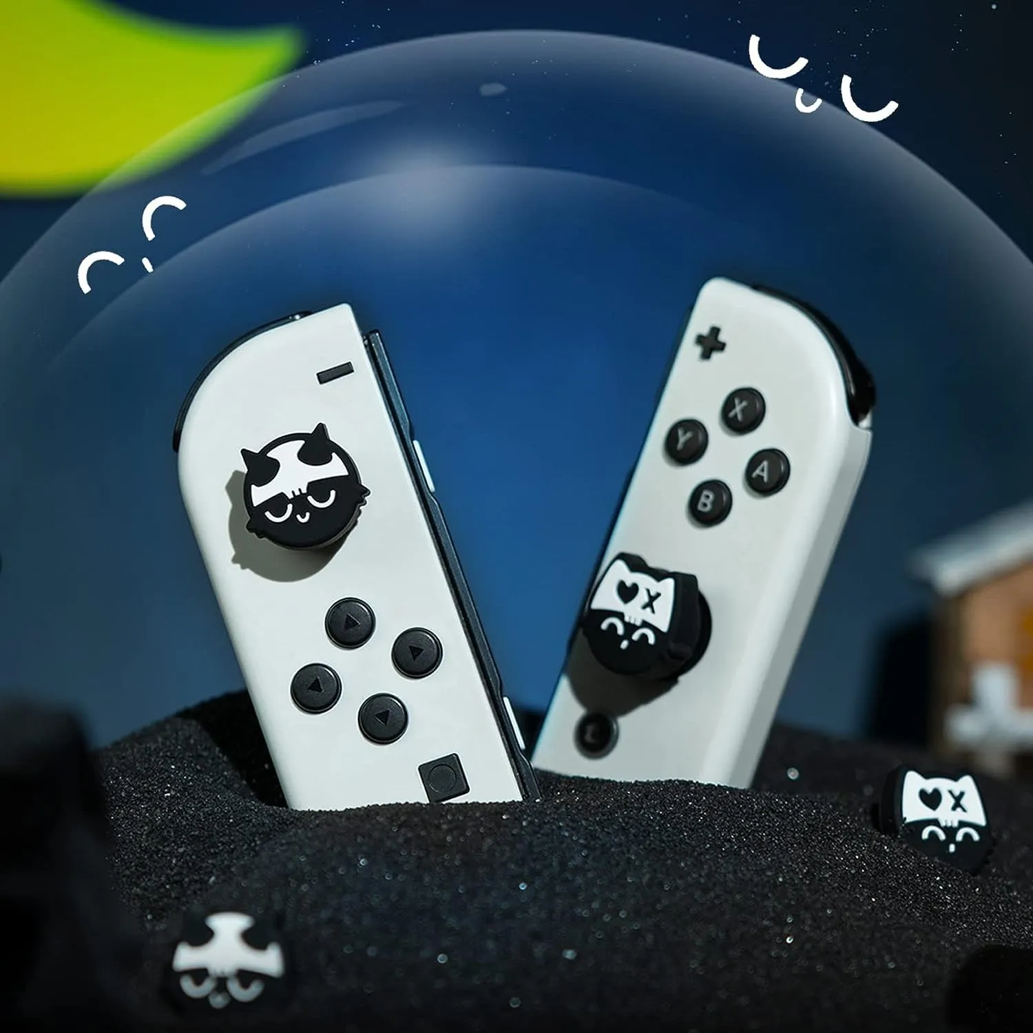 Geekshare Halloween Skull Joycon Thumb Grip Caps Silicone Joystick Cover for Nintendo Switch/Switch OLED Lite PS4 PS5 Steam Deck
Geekshare Halloween Skull Joycon Thumb Grip Caps Silicone Joystick Cover for Nintendo Switch/Switch OLED Lite PS4 PS5 Steam Deck