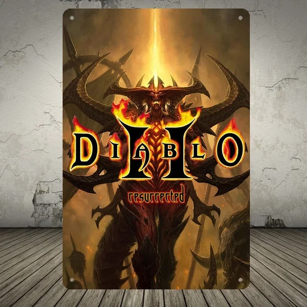 Diablo II Locomotive Retro Metal Tin Sign Poster Plaque Bar Pub Club Cafe Home Plate For Wall Decor Art Home Decora
Diablo II Locomotive Retro Metal Tin Sign Poster Plaque Bar Pub Club Cafe Home Plate For Wall Decor Art Home Decora