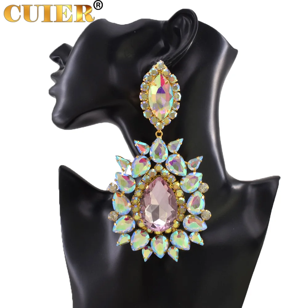 Изысканные серьги-клипсы CuiEr 14,5 см большого размера модные розовые серьги в форме капли воды Модные женские ювелирные изделия серьги-капли ...
Изысканные серьги-клипсы CuiEr 14,5 см большого размера модные розовые серьги в форме капли воды Модные женские ювелирные изделия серьги-капли ...