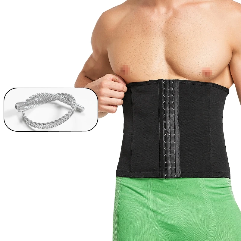 HaleyChan Men's Corset Tummy Control Steel Boned Waist Trainer Trimmer Belt Bodysuit Sexy Mens Bodysuit Fitness Waist Trainer
HaleyChan Men's Corset Tummy Control Steel Boned Waist Trainer Trimmer Belt Bodysuit Sexy Mens Bodysuit Fitness Waist Trainer