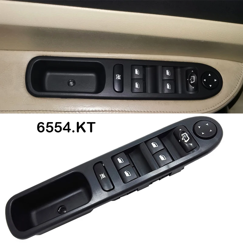 Front Left Drive Side Master Electric Window Control Switch Button Window Regulator Buttons For Peugeot 307 6554.KT
Front Left Drive Side Master Electric Window Control Switch Button Window Regulator Buttons For Peugeot 307 6554.KT