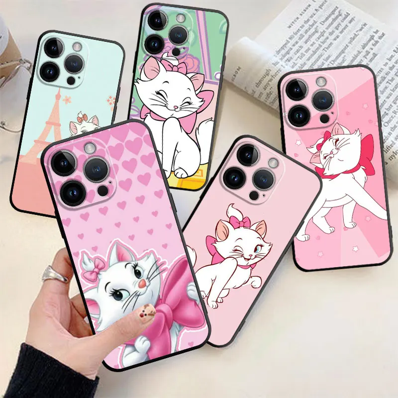Pink Color Big bow cat Marie Soft Silicone Phone Case For iPhone 14 13 12 11 Pro Max 6 6S 7 8 Plus X XS XR 12 13 Mini Shell
Pink Color Big bow cat Marie Soft Silicone Phone Case For iPhone 14 13 12 11 Pro Max 6 6S 7 8 Plus X XS XR 12 13 Mini Shell