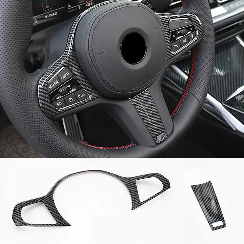 1pc Car Carbon Fiber Color Steering Wheel Trim Bottom Decoration ABS Decals For BMW 3Series G20 19-21 Decor Interior Accessories
1pc Car Carbon Fiber Color Steering Wheel Trim Bottom Decoration ABS Decals For BMW 3Series G20 19-21 Decor Interior Accessories
