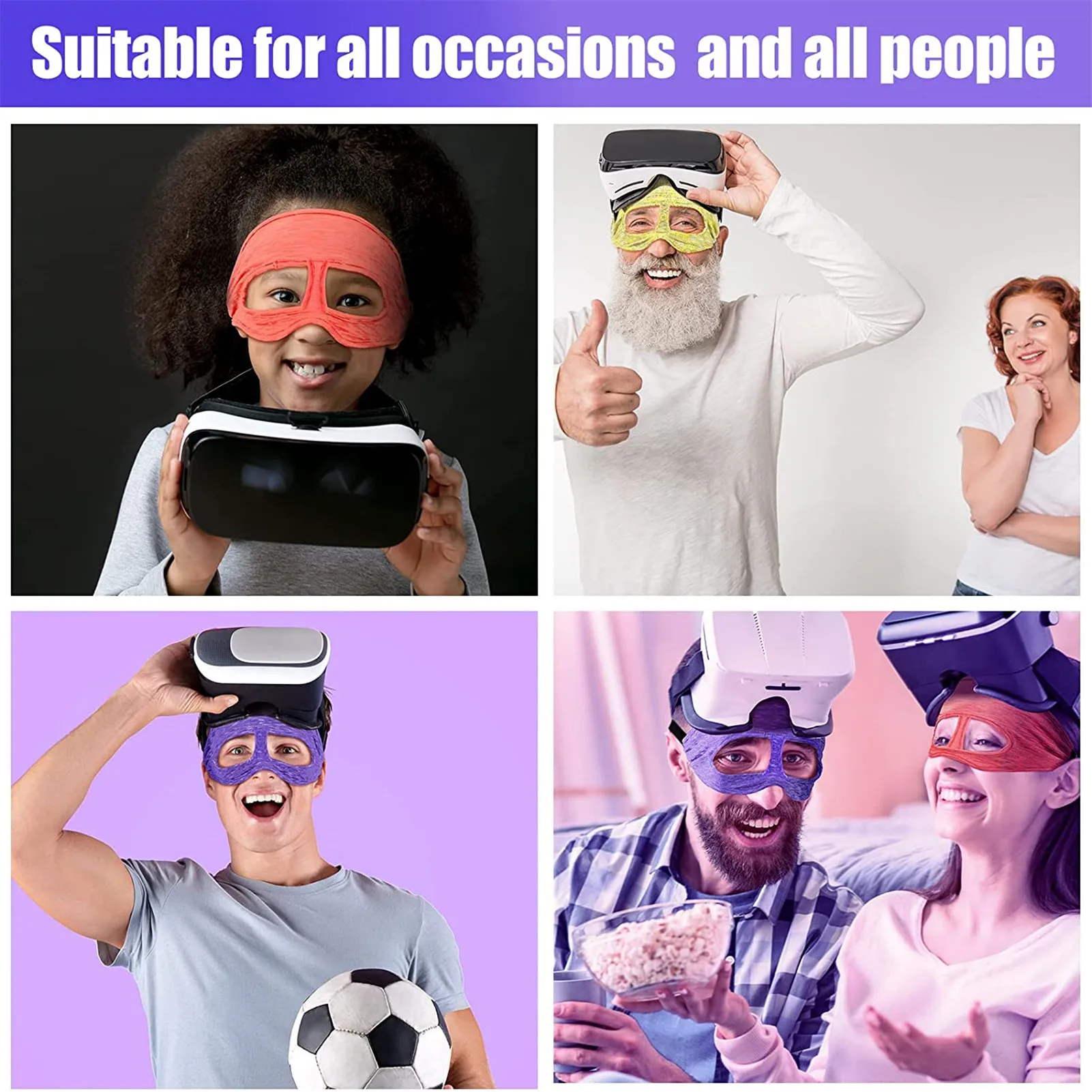 VR Eye Shield Covers Breathable Sweat Band VR Eye Shield Covers Cell Phone Eyes Shield Face Cover For VR Workouts Use Black Red
VR Eye Shield Covers Breathable Sweat Band VR Eye Shield Covers Cell Phone Eyes Shield Face Cover For VR Workouts Use Black Red