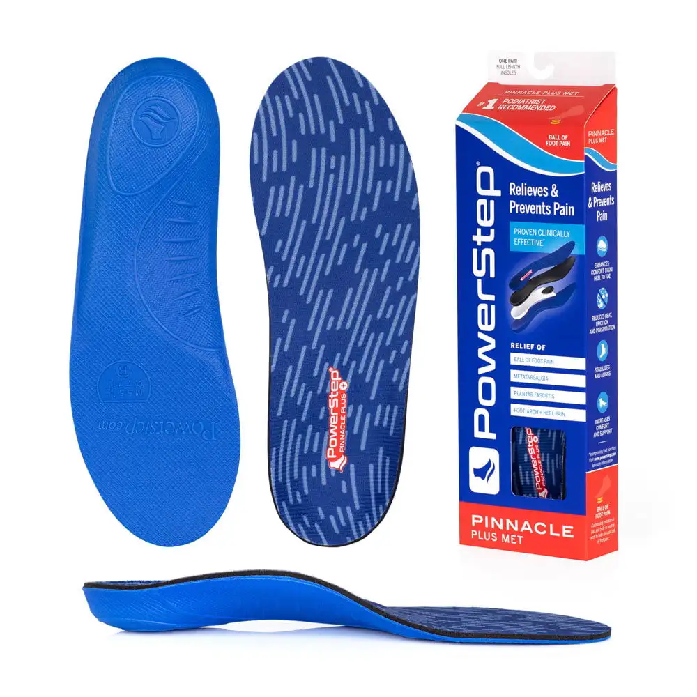 Plus Orthotic Shoe Insoles with Metatarsal Pad and Neutral Arch Support for Metatarsalgia and Ball of Foot Pain
Plus Orthotic Shoe Insoles with Metatarsal Pad and Neutral Arch Support for Metatarsalgia and Ball of Foot Pain