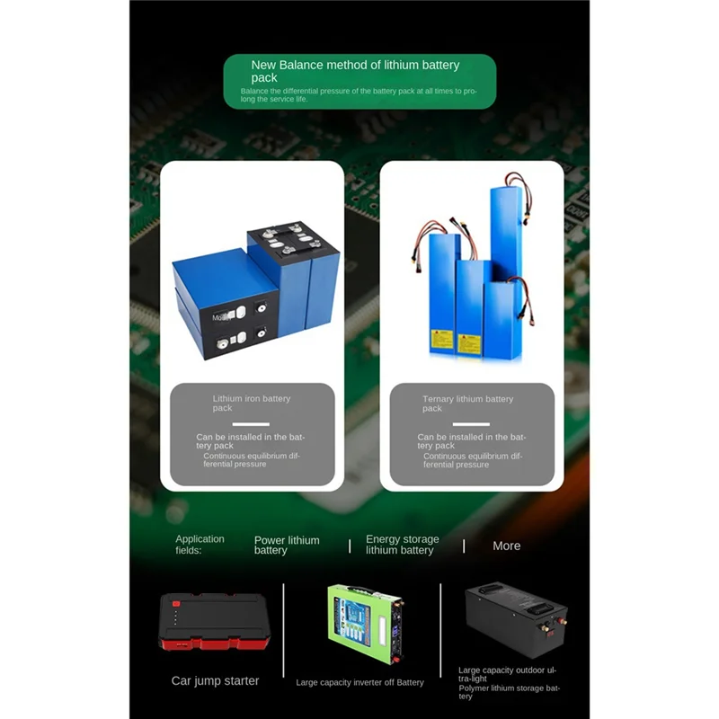 8A Active Equalizer Balancer 3S 4S 6S 7S 8S 12S 14S 15S 16S 17S 18S 19S 20S 24S BMS Lifepo4/- 5A Capacitor(8A 24S)
8A Active Equalizer Balancer 3S 4S 6S 7S 8S 12S 14S 15S 16S 17S 18S 19S 20S 24S BMS Lifepo4/- 5A Capacitor(8A 24S)