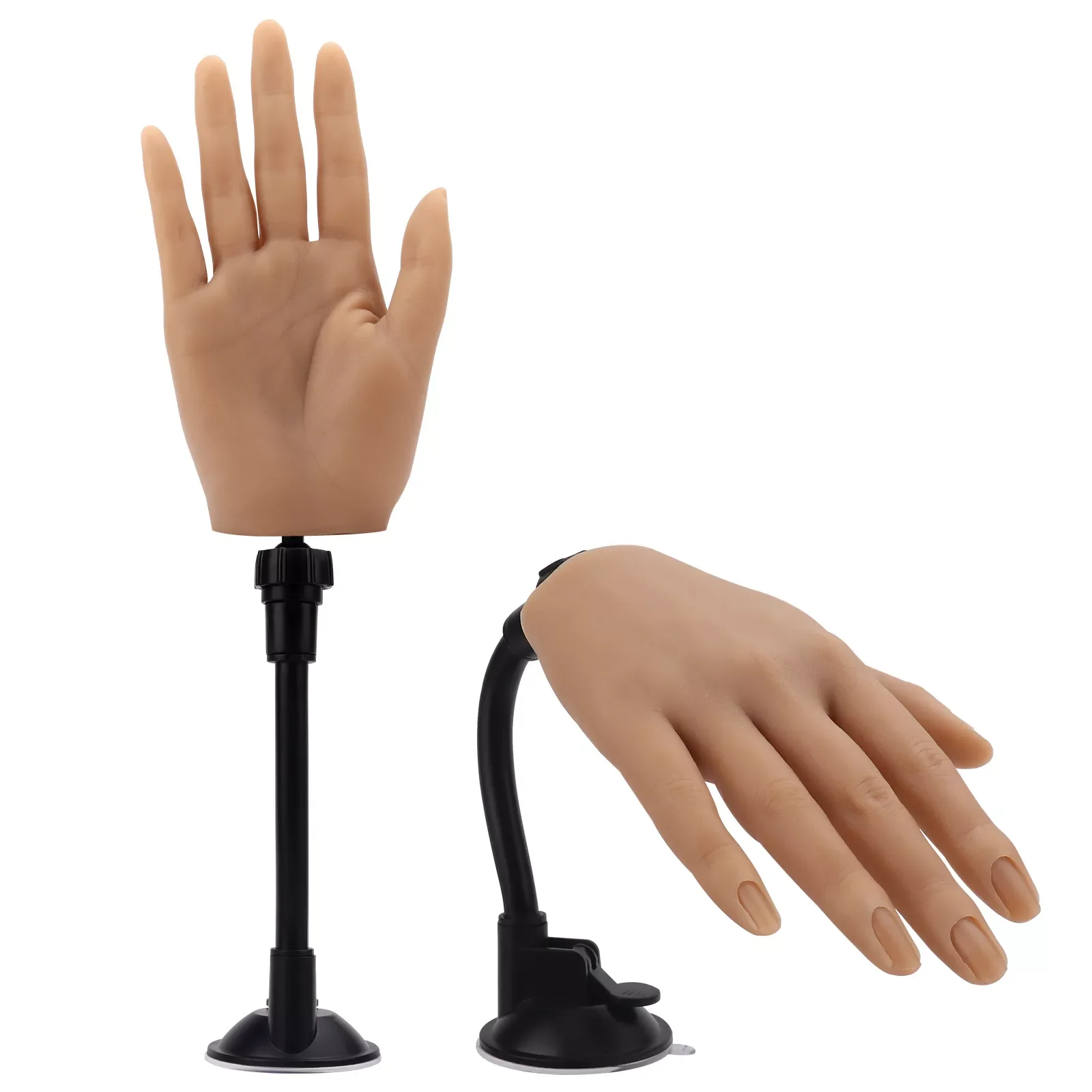 Nail Art Practice Hand with Bracket Fake Nail Training Hands Manicure Art Tools Flexible Bendable Hand Display Nails Supplies
Nail Art Practice Hand with Bracket Fake Nail Training Hands Manicure Art Tools Flexible Bendable Hand Display Nails Supplies