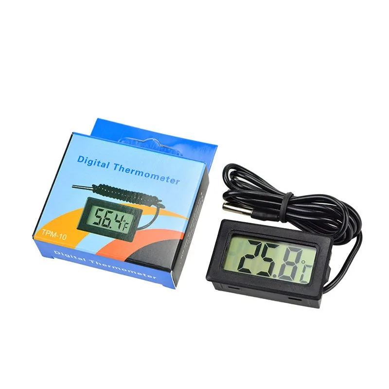 LCD Digital Indoor Outdoor Thermometer Fridge Freezer Temperature - 50-110℃ Sensor Meter Refrigerator With Waterproof Probe
LCD Digital Indoor Outdoor Thermometer Fridge Freezer Temperature - 50-110℃ Sensor Meter Refrigerator With Waterproof Probe