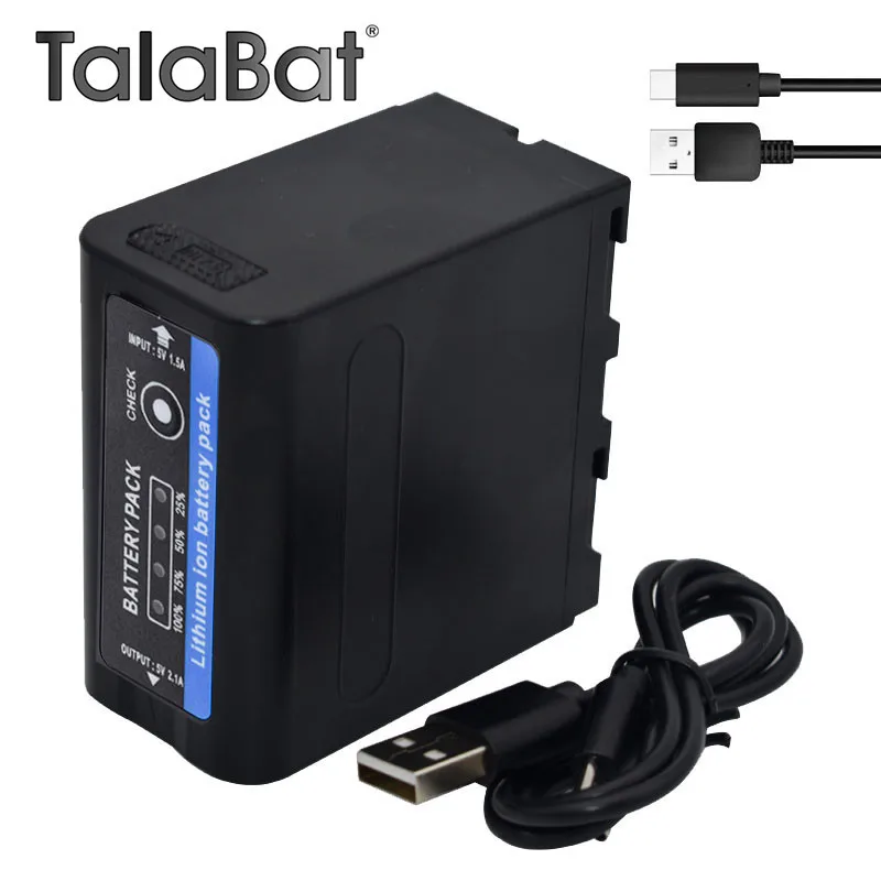 Улучшенная модель телефона, аккумулятор 12500 мАч, с двухсторонней быстрой зарядкой PD 30 Вт, светодиодный дисплей для Sony NP-F970 F960 F750 F550 
Улучшенная модель телефона, аккумулятор 12500 мАч, с двухсторонней быстрой зарядкой PD 30 Вт, светодиодный дисплей для Sony NP-F970 F960 F750 F550