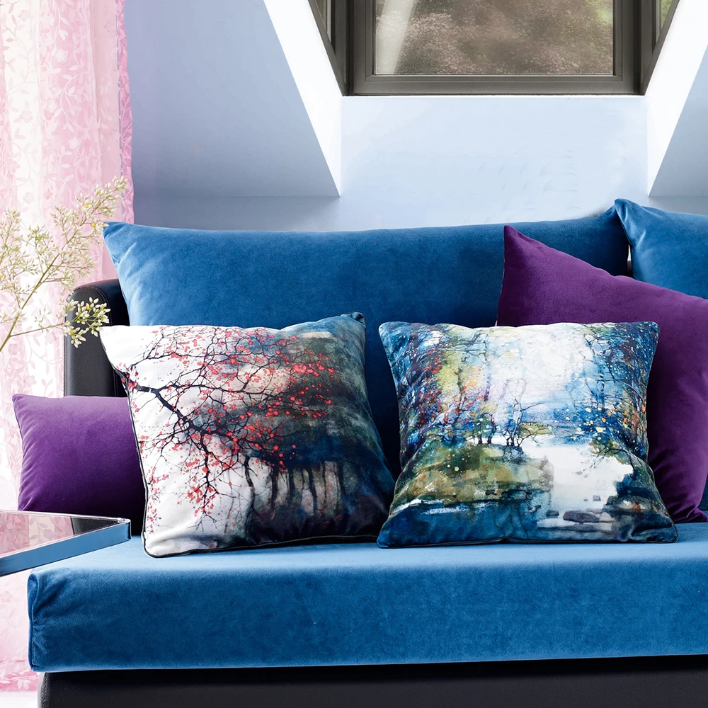 American oil painting pillow classical flower cushion cushion European luxury office fabric backrest bag customization pillow
American oil painting pillow classical flower cushion cushion European luxury office fabric backrest bag customization pillow