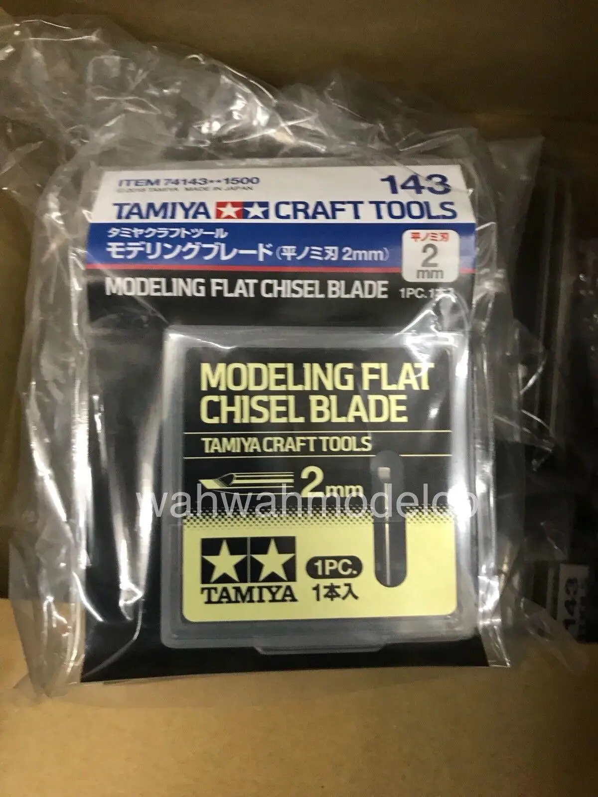 Tamiya 74143 Modeling Blade Flat Chisel Blade 2mm
Tamiya 74143 Modeling Blade Flat Chisel Blade 2mm