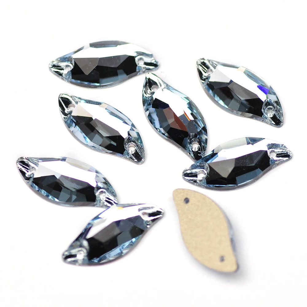 Light Sapphire Leaf Shape Flatback Shiny Sew on Glass Rhinestones Sewing Crystal Wedding/Clothes/Shoes/Dress/Jewelry Accessories
Light Sapphire Leaf Shape Flatback Shiny Sew on Glass Rhinestones Sewing Crystal Wedding/Clothes/Shoes/Dress/Jewelry Accessories