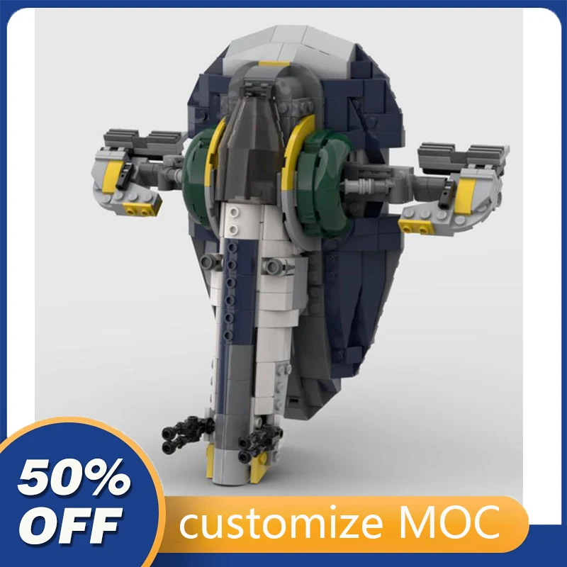 545 детали Jango's Slave 1 (75312 MOD) MOC-106737 star space wars Модульные строительные блоки, игрушки на день рождения, рождественские подарки для детей
545 детали Jango's Slave 1 (75312 MOD) MOC-106737 star space wars Модульные строительные блоки, игрушки на день рождения, рождественские подарки для детей