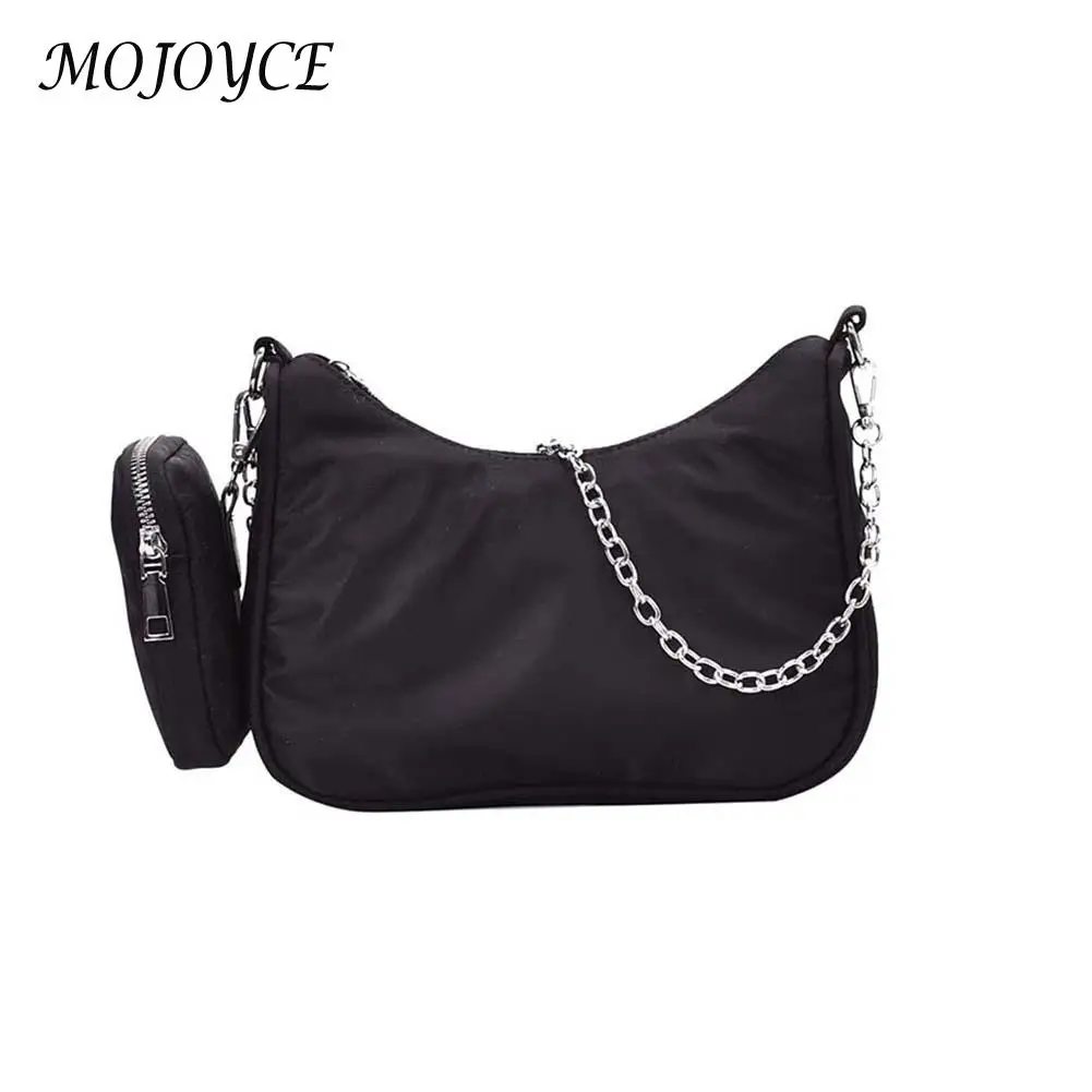 2022 New Fashion Black Shoulder Bag For Women Nylon Chains Crossbody Bag Large Capacity Messenger Bag 2pcs Daily Lady Handbags
2022 New Fashion Black Shoulder Bag For Women Nylon Chains Crossbody Bag Large Capacity Messenger Bag 2pcs Daily Lady Handbags