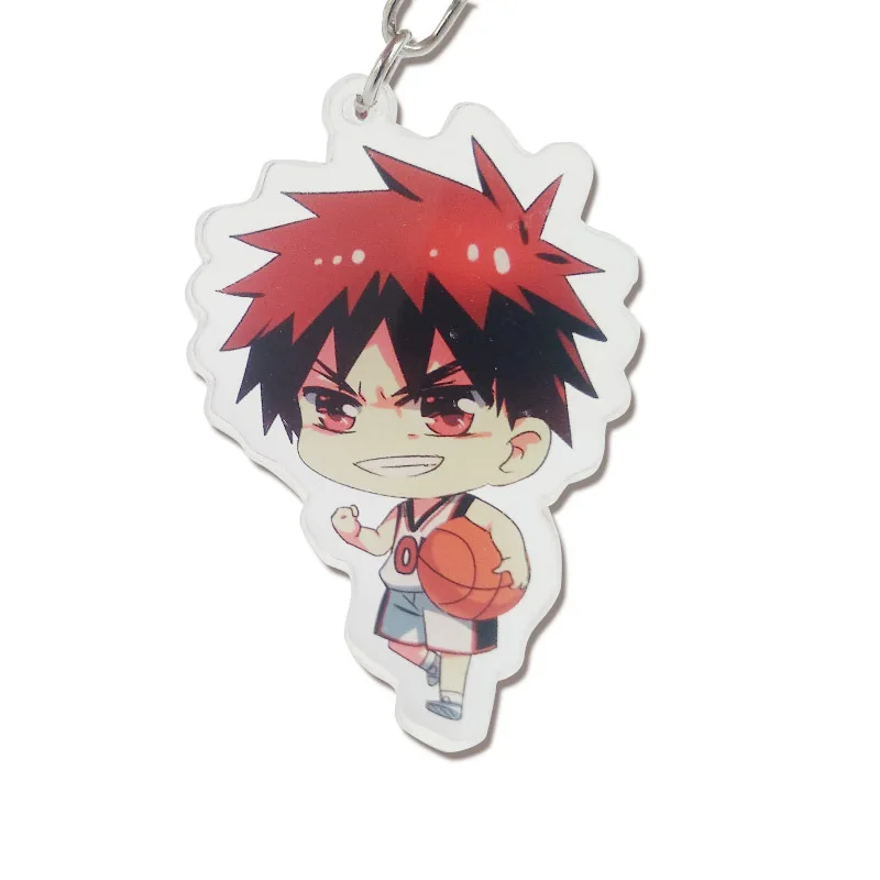 Аниме Kuroko's баскетбольный акриловый брелок с милым рисунком Кагами Тайга Kuroko Tetsuya очаровательный кулон автомобильный брелок аксессуары
Аниме Kuroko's баскетбольный акриловый брелок с милым рисунком Кагами Тайга Kuroko Tetsuya очаровательный кулон автомобильный брелок аксессуары