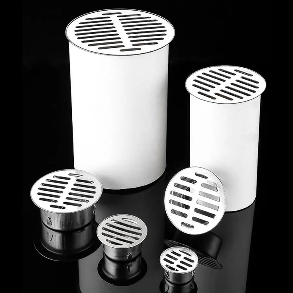 Outdoor Balcony Floor Drains Anti-blocking Drainage Roof Cover Rain Pipe Cap Stainless Steel Rooftop Floor Drain 50-200mm
Outdoor Balcony Floor Drains Anti-blocking Drainage Roof Cover Rain Pipe Cap Stainless Steel Rooftop Floor Drain 50-200mm