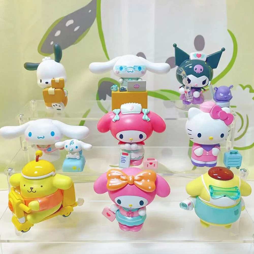 Sanrio Kuromi Hard Working Day Series Melody Pochacco Blind Boxs Hand-made Cute Decoration Collection Dolls Model Children Gifts
Sanrio Kuromi Hard Working Day Series Melody Pochacco Blind Boxs Hand-made Cute Decoration Collection Dolls Model Children Gifts