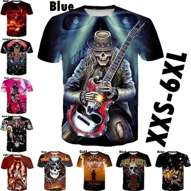 Men and women's gun and rose T-shirt, 3D printed fun shirt, round neck, casual and fashionable, Harajuku street style, summer no
Men and women's gun and rose T-shirt, 3D printed fun shirt, round neck, casual and fashionable, Harajuku street style, summer no