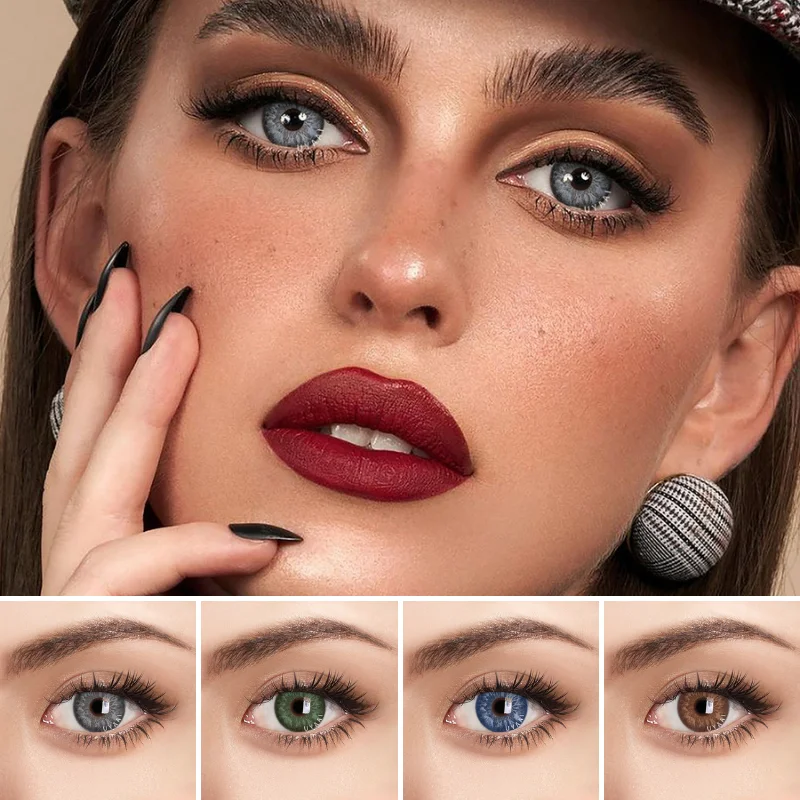 

Цветные контактные линзы для глаз UYAAI, 1 пара, контактные линзы для естественной красоты, контактные линзы для глаз, контактные линзы для глаз с естественным цветом, бесплатная доставка