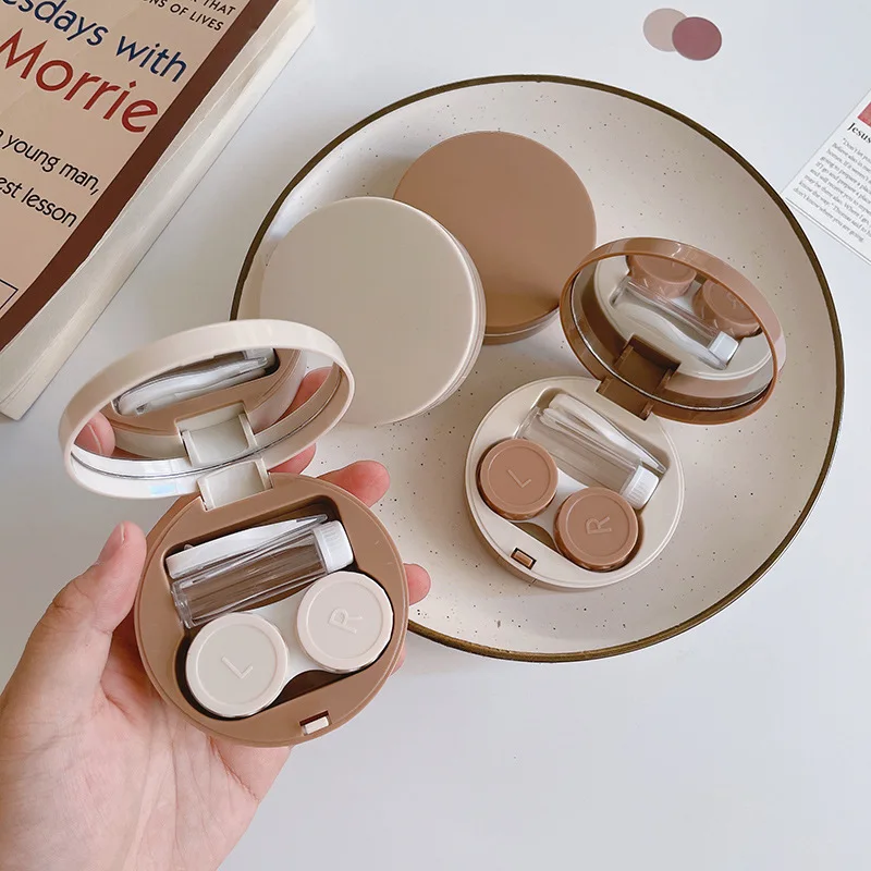 1 Pcs Contact Lens Care Companion Case with Mirror Cute Solid Color Portable Round Box Cosmetic Contact Lenses Storage Case
1 Pcs Contact Lens Care Companion Case with Mirror Cute Solid Color Portable Round Box Cosmetic Contact Lenses Storage Case