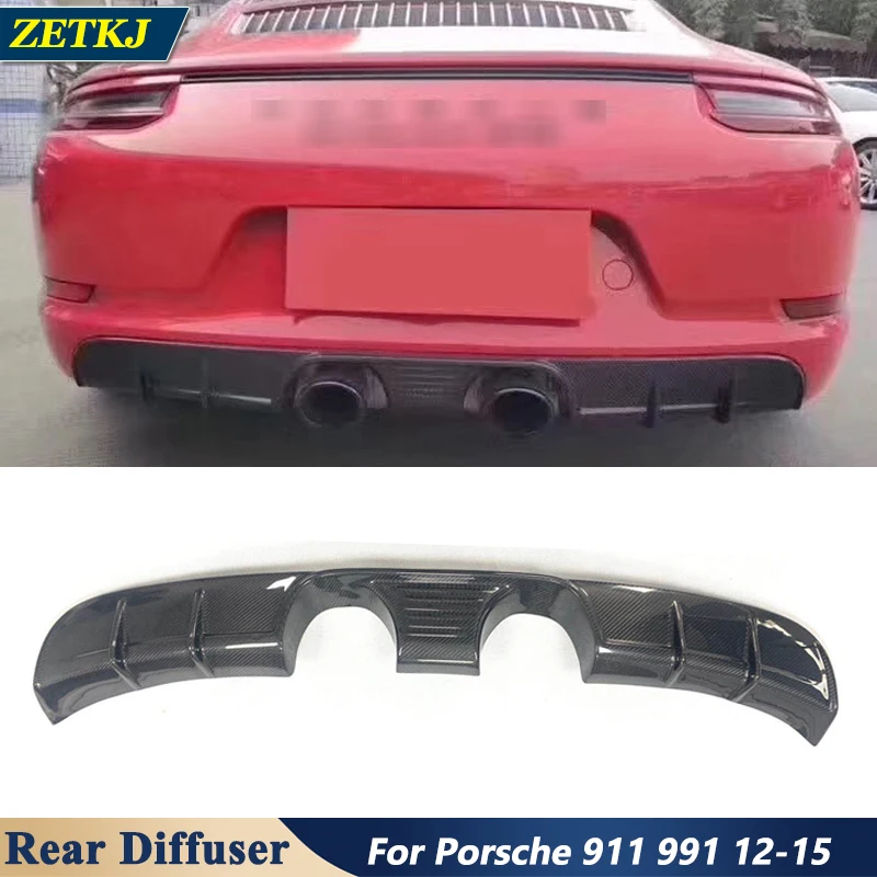 Real Carbon Fiber Rear Bumper Lip Diffuser Spoiler fit Car Body Kits for Porsche 911 Carrera GTS 991.2 2015-2018 Styling Modify
Real Carbon Fiber Rear Bumper Lip Diffuser Spoiler fit Car Body Kits for Porsche 911 Carrera GTS 991.2 2015-2018 Styling Modify