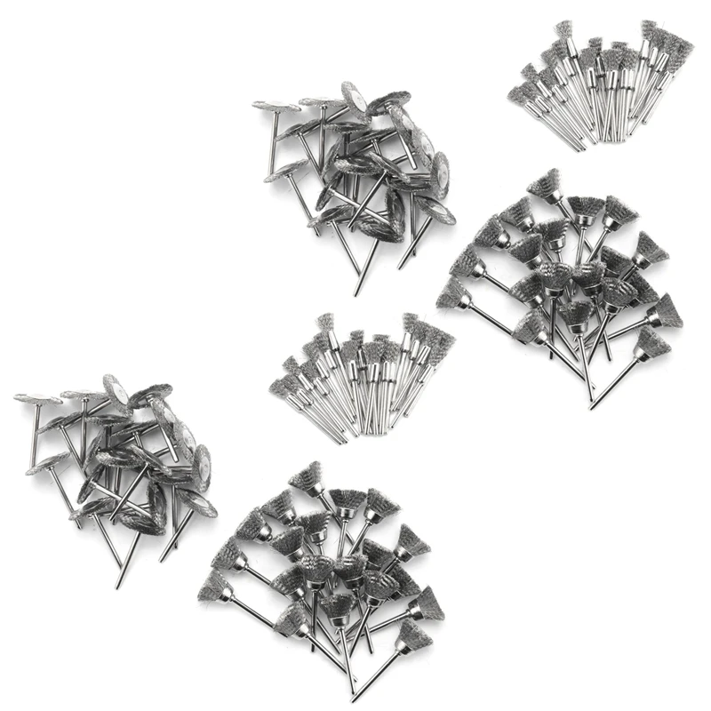 Steel Rotary Brush For 120Pcs 3Mm Shank Wire Wheel Brush Mini Drill Rotary Tool For Metal Rust Polishing
Steel Rotary Brush For 120Pcs 3Mm Shank Wire Wheel Brush Mini Drill Rotary Tool For Metal Rust Polishing