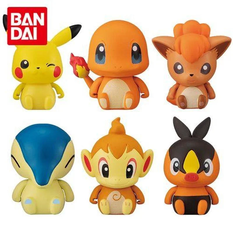 Genuine 6 Styles Pokemon Pikachu Charmander Vulpix Chimchar Cyndaquil Q Version Anime Figures Toys Collection Model Kids GIft
Genuine 6 Styles Pokemon Pikachu Charmander Vulpix Chimchar Cyndaquil Q Version Anime Figures Toys Collection Model Kids GIft