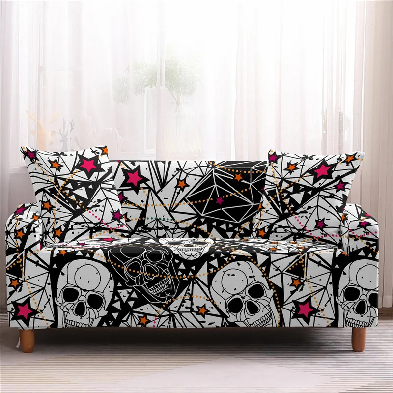 Skull Print Stretch Sofa Cover 3D Digital Armchair Sofa Towel Household Anti-fouling Sofa Chaise Cover Lounge Fundas Para Sofás
Skull Print Stretch Sofa Cover 3D Digital Armchair Sofa Towel Household Anti-fouling Sofa Chaise Cover Lounge Fundas Para Sofás