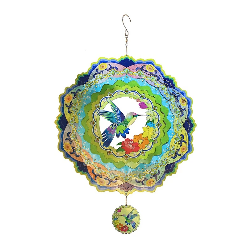 Bird Wind Spinners,12 Inch 3D Metal Kinetic Wind Spinner Balcony Garden Decor Outside Gardening Decorations
Bird Wind Spinners,12 Inch 3D Metal Kinetic Wind Spinner Balcony Garden Decor Outside Gardening Decorations