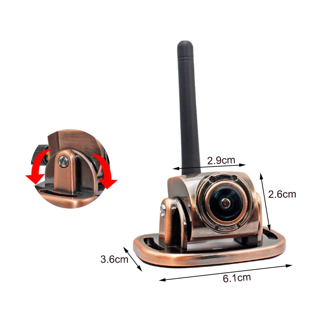9-36V Car DVR Vehicle Reverse Camera Wireless Waterproof WIFI 5G 720P 180 Fisheye Lens Car Rear View Camera For IOS Android
9-36V Car DVR Vehicle Reverse Camera Wireless Waterproof WIFI 5G 720P 180 Fisheye Lens Car Rear View Camera For IOS Android