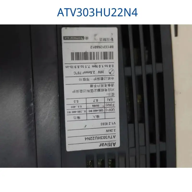 Бывший в употреблении преобразователь частоты ATV303HU22N4 2.2квт, Протестировано без повреждений
Бывший в употреблении преобразователь частоты ATV303HU22N4 2.2квт, Протестировано без повреждений