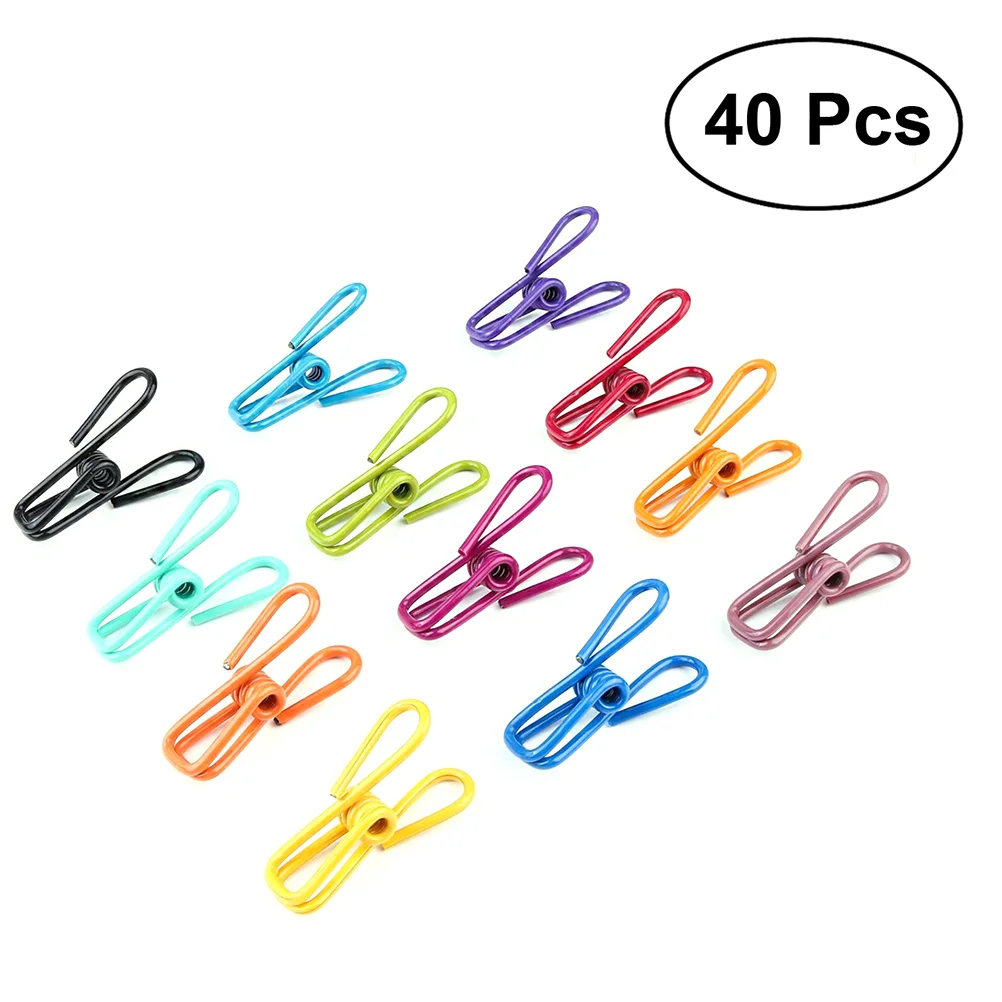 Office Kitchen Home for Small Towels Clips Bag Clips Clothespins Shower Cap Pegs Steel Wire Multi-purpose PVC-Coasted
Office Kitchen Home for Small Towels Clips Bag Clips Clothespins Shower Cap Pegs Steel Wire Multi-purpose PVC-Coasted