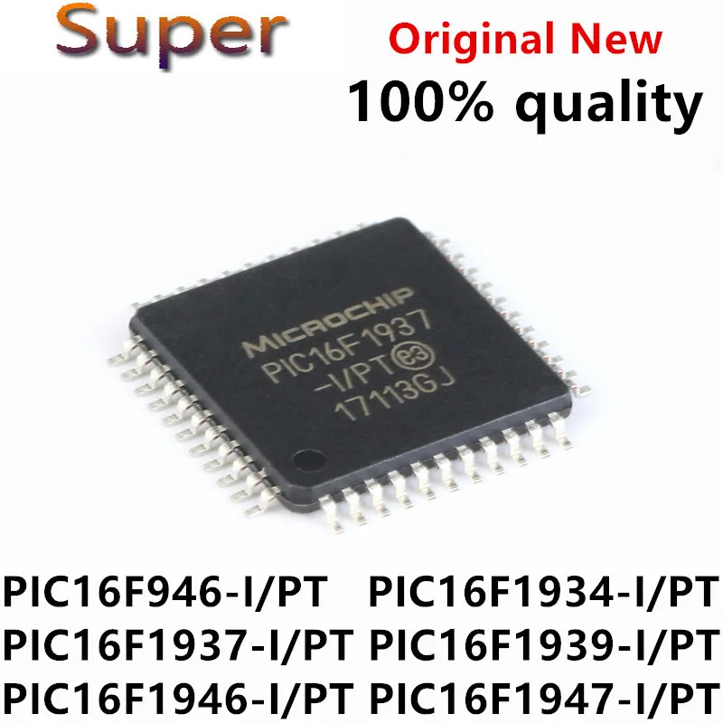 1PCS/LOT PIC16F946-I/PT PIC16F946 PIC16F1934-I/PT PIC16F1937-I/PT PIC16F1939-I/PT PIC16F1946-I/PT PIC16F1947-I/PT TQFP-64
1PCS/LOT PIC16F946-I/PT PIC16F946 PIC16F1934-I/PT PIC16F1937-I/PT PIC16F1939-I/PT PIC16F1946-I/PT PIC16F1947-I/PT TQFP-64