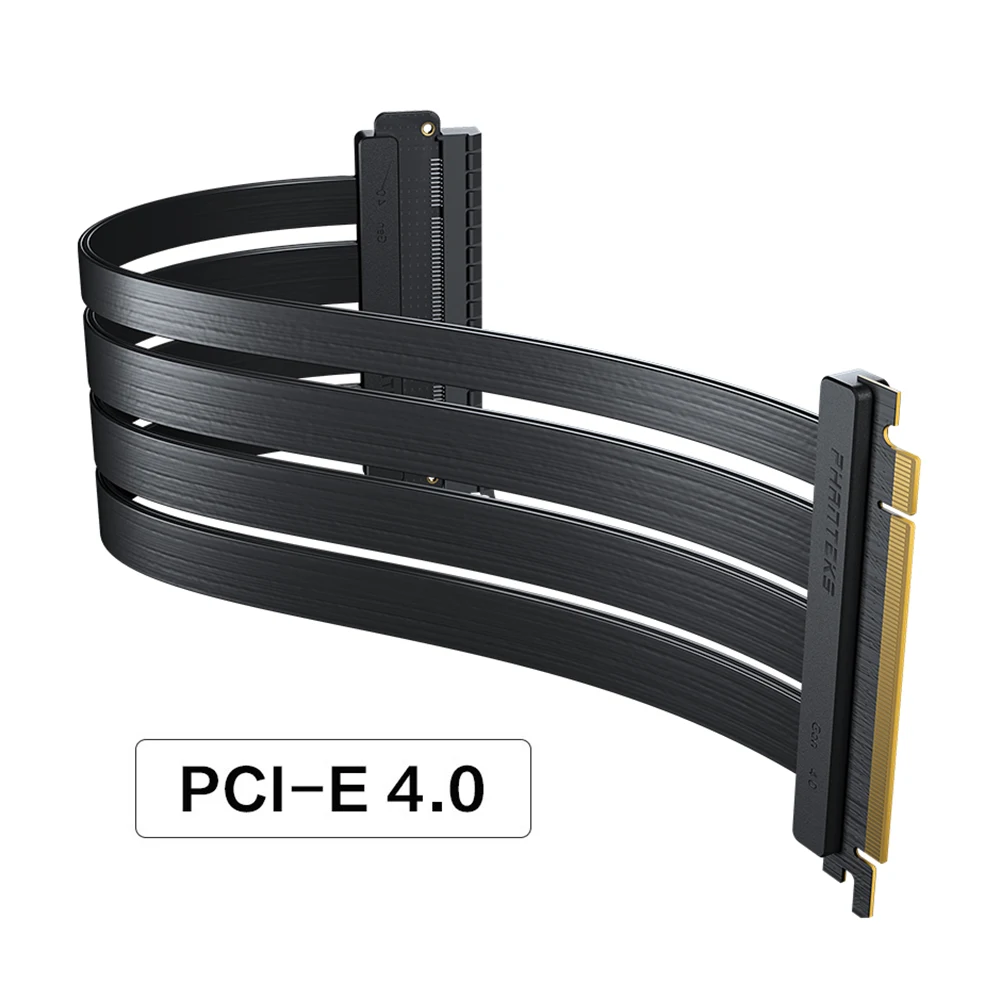 PHANTEKS FL30 PCIE 4.0x16 Riser Cable Graphics Card Extension Cable PCI Express Port GPU Expansion Card Riser Shielded Extender
PHANTEKS FL30 PCIE 4.0x16 Riser Cable Graphics Card Extension Cable PCI Express Port GPU Expansion Card Riser Shielded Extender