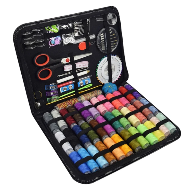 183Pcs Sewing Box Travel Sewing Kit Stitch Needle Thread Storage Bag Fabric Craft Mom Gifts Sewing Set
183Pcs Sewing Box Travel Sewing Kit Stitch Needle Thread Storage Bag Fabric Craft Mom Gifts Sewing Set
