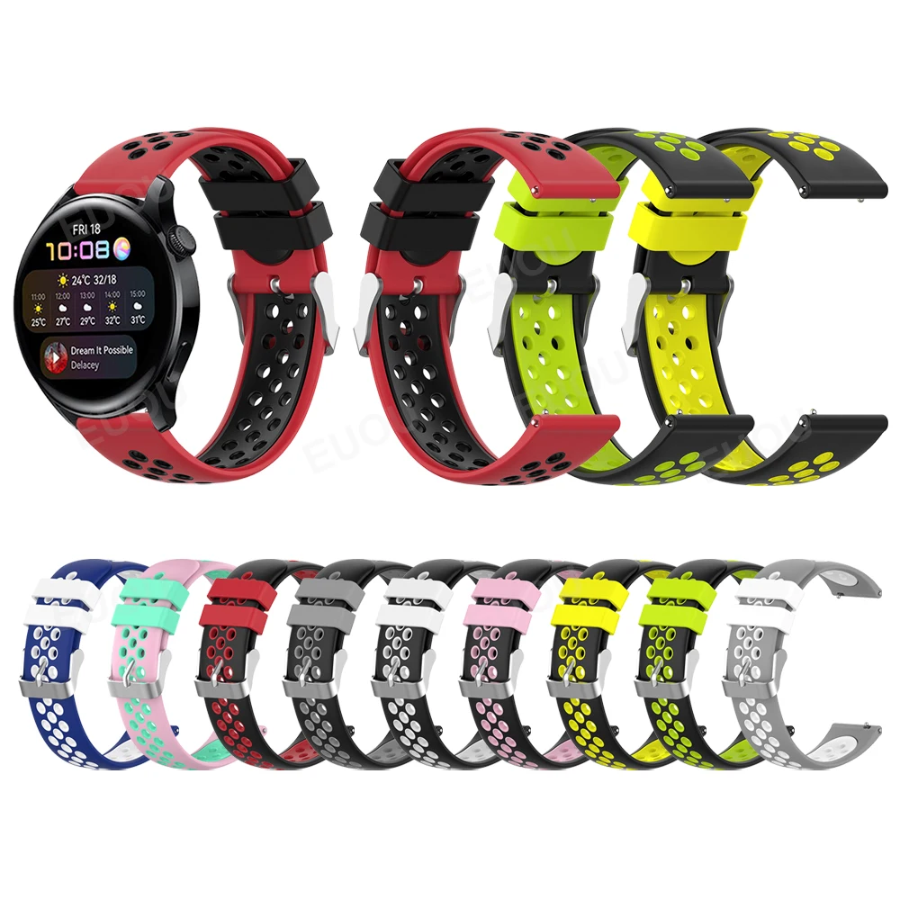 For HUAWEI WATCH 3 46mm/GT 2 Pro/HONOR Colorful Sports Silicone Strap Band MagicWatch 2/ES Replace Wristband Bracelet Watchband
For HUAWEI WATCH 3 46mm/GT 2 Pro/HONOR Colorful Sports Silicone Strap Band MagicWatch 2/ES Replace Wristband Bracelet Watchband