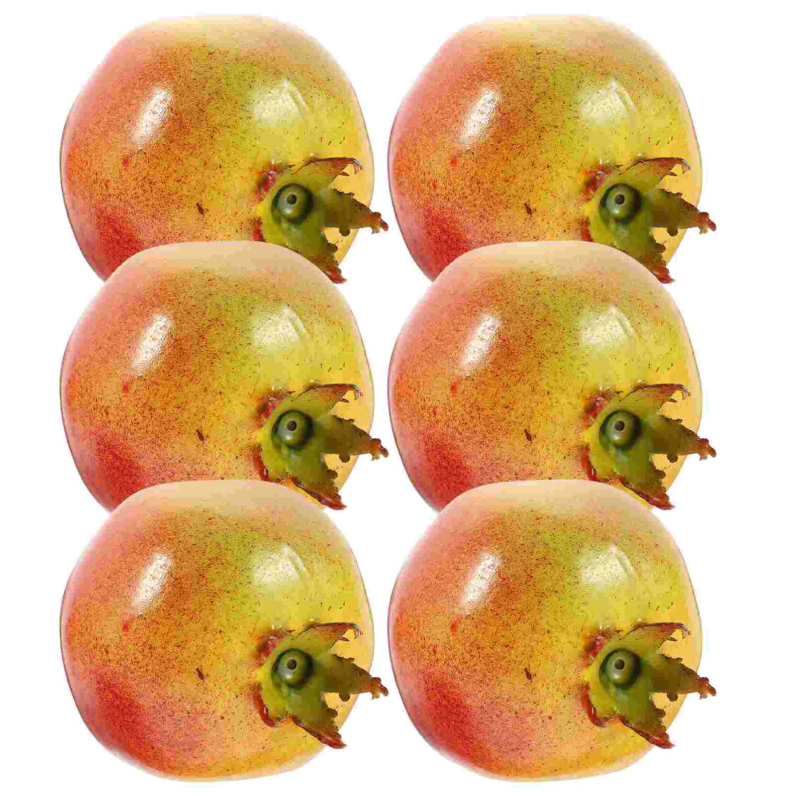 6 Pcs Simulated Red Delicious Pomegranate Household Decor Fake Fruit Models Artificial Desk Top Simulation Imitation
6 Pcs Simulated Red Delicious Pomegranate Household Decor Fake Fruit Models Artificial Desk Top Simulation Imitation