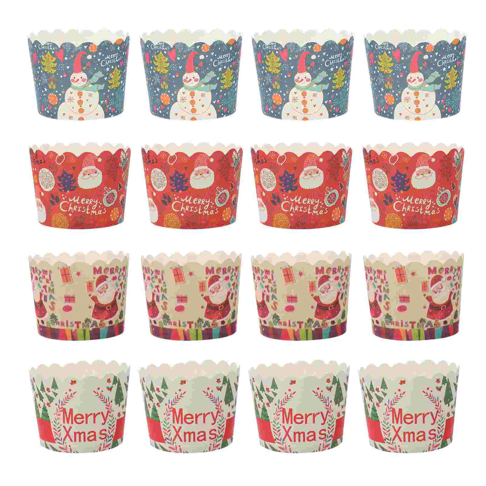 200 Pcs Christmas Patterns Muffin Cake Baking Cup Lovely Cake Cups (Assorted Color)
200 Pcs Christmas Patterns Muffin Cake Baking Cup Lovely Cake Cups (Assorted Color)